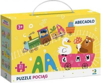 Image de Puzzle Train avec alphabet 100 pièces