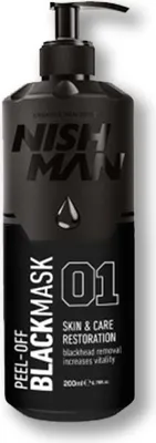Obrázok produktu pre Čierna čistiaca maska Nishman Peel-off Mask Black 200ml