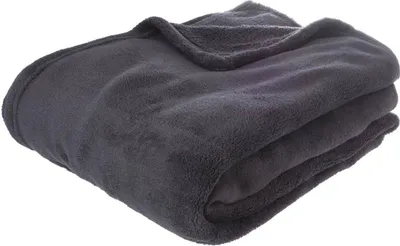 Produktbild von Plaid "kiesa" aus mikrofaser 125x150cm - Atmosphera créateur d'intérieur