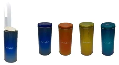 Produktbild von Paddose mit Padlifter NEU METALLIC Vorratsdose für Kaffeepads Senseo, Fingerabdruckschutz