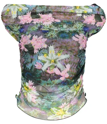 Produktbild von Grünes Damen T-Shirt mit Muster & Kontrastdetails - München Edition
