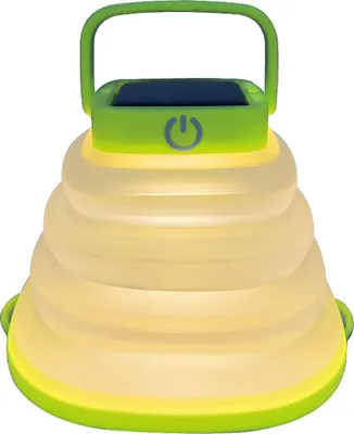 Produktbild von Tragbare, zusammenklappbare Solar-Campinglaterne, wasserdicht, USB-aufladbar, Hängelampe,style2,green