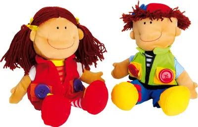 Produktbild von Stoffpuppen „Nicoletta & David“