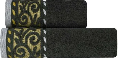 Produktbild von Handtuch, elegantes Baumwollhandtuch Victoria 50x90cm Grün