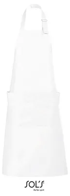Produktbild von SOLs 88010 | Long Apron Gala - 75 x 90 cm - Farbe: White - Größe: 75 x 90 cm