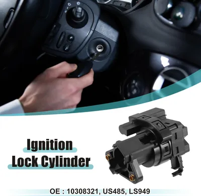 Image de Allumage Commutateur Cylindre Serrure Assemblage pour Chevrolet - 1 pcs Noir