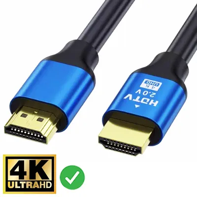 Produktbild von 2m - HDMI Premium kabel HDTV 2.0V 4K UHD kompatibel für Display Monitor PC