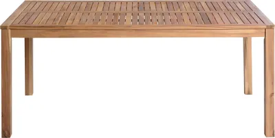 Obrázek produktu pro BELIANI Zahradní jídelní stůl světle hnědý akáciové dřevo 180 x 90 cm pro 8 osob venkovní obdélníkový tvar rustikální styl