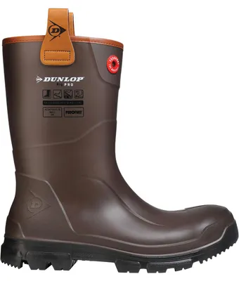 Produktbild von Dunlop Footwear Purofort Rigpro Gummistiefel Braun EU 41 Mann Braun EU 41