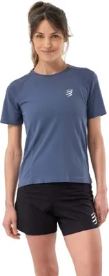 Image de Compressport Performance SS Tshirt Indigo L Maillot de course à manches courtes