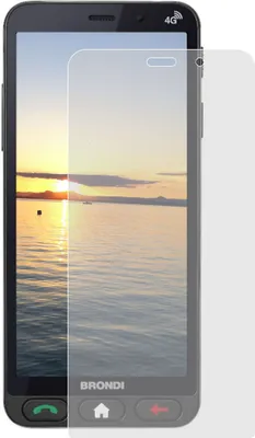 Produktbild von 5x Schutzfolie für Brondi Amico S+B nero kristallklar, antifingerprint