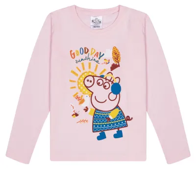 Produktbild von Peppa Wutz Pig Longsleeve Langarm-Shirt , Größe:110-116