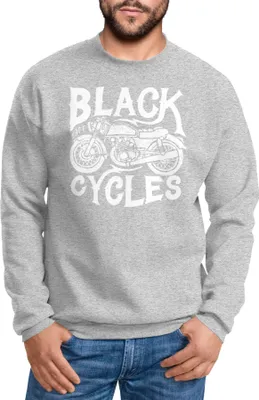 Produktbild von Sweatshirt Herren Motorrad Biker Vintage Retro Rundhals-Pullover Neverless® grau XS