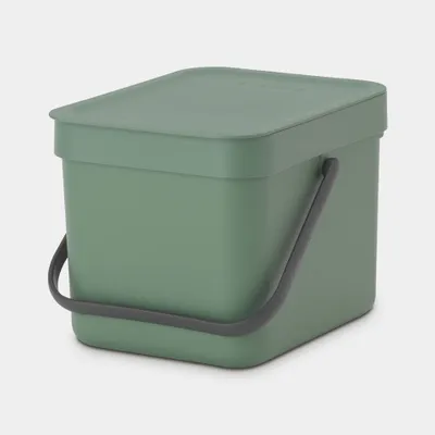 Produktbild von Brabantia Sort & Go Bin 6l Tanne Green Haushalts-Recyclingtonne, Fichte Grün, 6 Liter