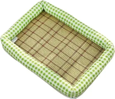 Produktbild von VHV - Kühlmatte für Hunde - Kühlmatte für Hunde und Katzen - Atmungsaktive Sommerliegefläche - Für Hundebox, Sofa und Reisen - 82 x 60 cm, Grün