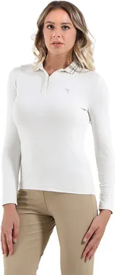Produktbild von Chervo Antichita Langarm-poloshirt Für Damen Weiß 40 Weiß 40