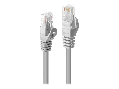 Produktbild von Lindy 48404, 5 m, Cat5e, U/UTP (UTP), RJ-45, RJ-45, Grau