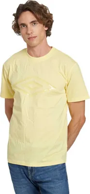Image de T-shirt à manches courtes Umbro Caelum, couleur jaune, taille L pour homme