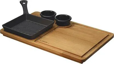Image de LAVA Metal Set de grillades et de service 26 x 28 cm LAVA Metal