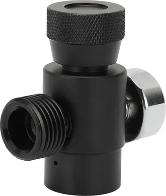 Image de Raccord adaptateur de cylindre CO2 CGA320 // TR21-4 ASA 3000PSI STRING THRAUS Noir