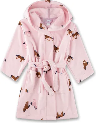 Produktbild von Sanetta Mädchen-Bademantel rosa Pferd 92