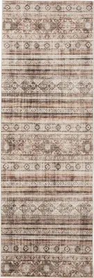 Zdjęcie produktu dla benuta prany vintage bieżnik George Brązowy 80x240 cm dywan do salonu sypialni miękki orientalny