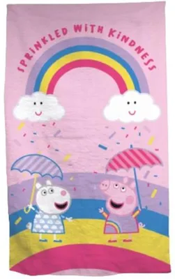 Immagine prodotto di Peppa Pig Wutz telo doccia telo bagno telo spiaggia telo in velluto 70 x 140 cm