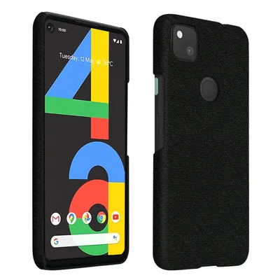 Immagine prodotto di Avizar, custodia in tessuto per Google Pixel 4A, custodia rigida antiurto per cellulare, nero