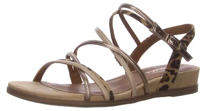 Image de Tamaris sandales, semelle ville 25mm en beige, taille 39