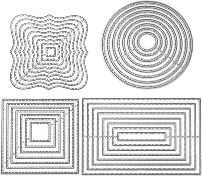 Produktbild von Geometrische Formen Set - 4 Teile - Kunststoff - Multifunktional