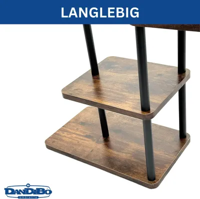 Image de DanDiBo Étagère à fleurs Indoor Métal Noir 6 étages Bois 96584 Escalier pour fleurs 100 cm Support pour plantes Moderne Support pour fleurs Design