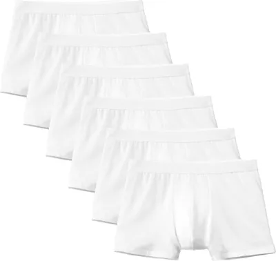 Produktbild von CALIDA Herren Boxershorts, 6er Pack - Natural Benefit, Elastikbund, Single Jersey Weiß S (46/48)