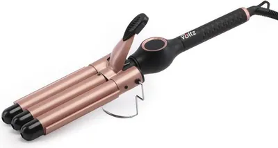 Obrázok produktu pre Kulma Retro Voltz, 60 W, turmalnov krytlov vrstva, 200 C, ierna