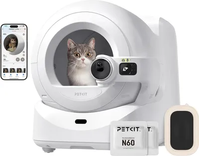 Produktbild von PETKIT Katzentoilette Purobot Ultra mit HD-Kamera, vollautomatisch, 70L