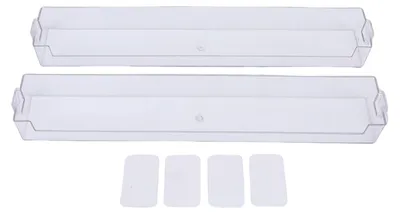 Obrázek produktu pro 2 ks organizér na pásky z PET, průhledný obdélníkový držák na pásky pro scrapbooking k zavěšení na zeď, úložný regál pro vystavení materiálů pro scrapbooking a umělecké řemeslo, průhledný