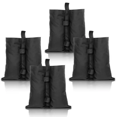 Produktbild von Yakimz 4X Pavillon Sandsäcke Standfuß Gewichte Set schwarz Für Zelt Faltpavillon Halterung Party robust Waterproof Outdoor-Sandsack gewichtete Füße