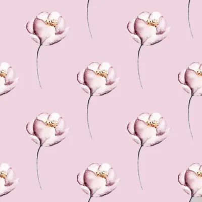 Produktbild von 20 Servietten Blossoms - Einzelne Blümchen auf rosa 33x33cm