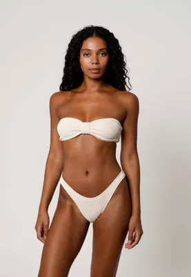 Produktbild von Moda Minx Bikini-Hose mit tollem Scrunch-Material Beige L