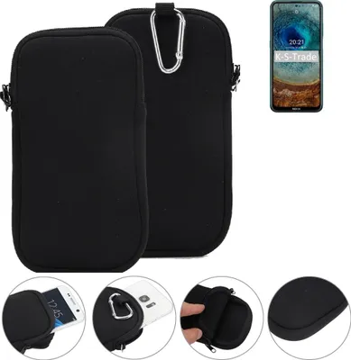 Produktbild von K-S-Trade Neopren-Hülle Handyhülle kompatibel mit Nokia X10 Schutzhülle Neoprenhülle Sleeve Schutz-Hülle Gürtel Tasche Case Holster Handytasche