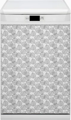 Produktbild von Abwaschbar 45x80 cm Geschirrspüle Magnetmatte Küche Dekorative  - Blätter Muster