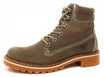 Image de Mustang - Bottines à lacets pour femmes, couleur marron