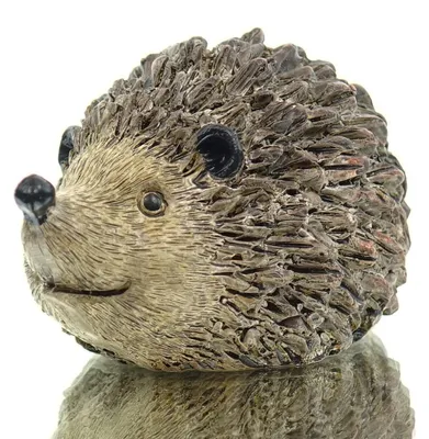 Produktbild von POSIWIO Dekofigur Schmunzelnder Igel Braun 6 cm - Polyresin