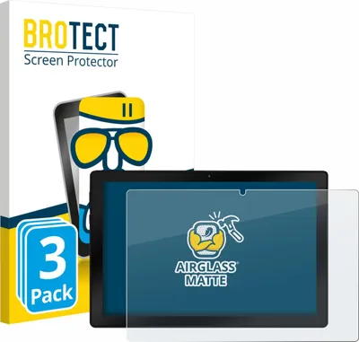 Produktbild von 3x BROTECT Entspiegelungs Schutzglas für Wqplo WPLA10 Schutzfolie Panzer Folie Glas Display Schutz matt