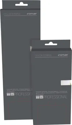 Produktbild von Comair Color Stripes kurz 95x200 mm, 200 Stück silber