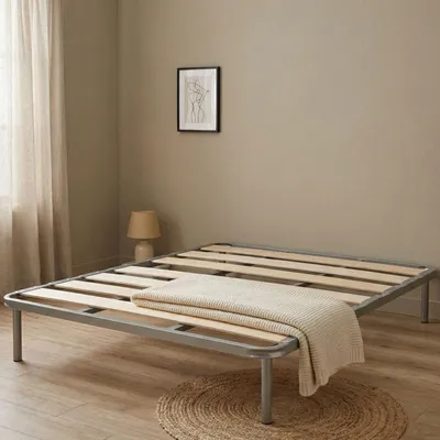 Image de Alisto - Sommier Double, 160x190 cm Gris, Double Fabriqué en Italie