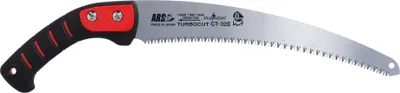 Produktbild von ARS-Handsäge CT-32E Ergonomic – 320 mm Sägeblatt, gummierter Griff, impulsgehärtet & hartverchromt für langlebige Schnitte in mittelhartem Holz, Kunststoffköcher mit wechselbarer Gürtelschlaufe, 260 g