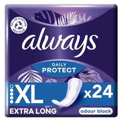 Image de Always Daily Protect - protège-slips - extra longs, 24 pièces