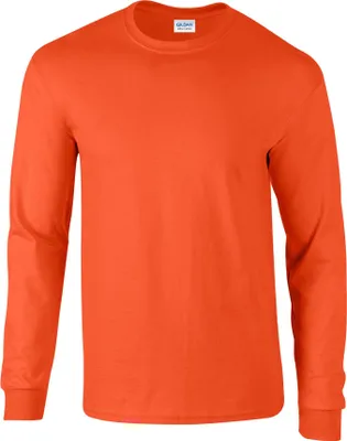 Produktbild von Gildan - T-Shirt für Herren/Damen Uni Langärmlig FK2670 (S) (Orange)