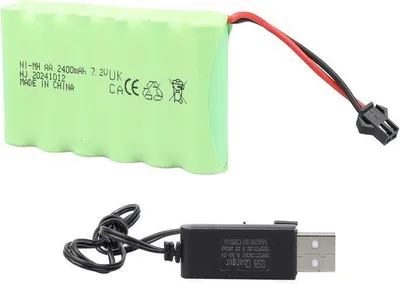 Produktbild von Ladungsfähige 7,2 V 2400 mAh NiMH AA-Batterie für RC-LKW und Elektrowerkzeug