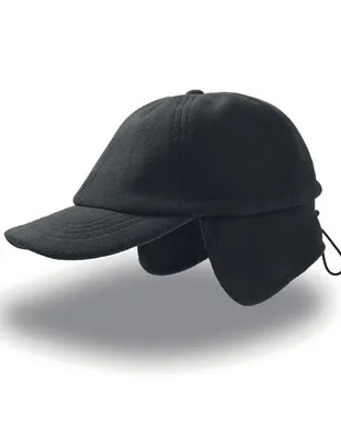 Immagine prodotto di Atlantis SNST | Uomo Snow Flap Stopper 6-Panel-Cap / Paraorecchie - Colore: Nero - Taglia: Unica